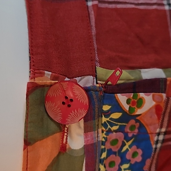 Patchwork Inner Child Boho Skirt Mini Skirt Size S - Picture 4 of 11